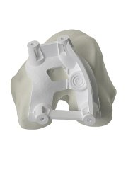 Materialise Bohrschablone Knie - 01  Patientenspezifische Bohrschablone für Knie-Eingriffe